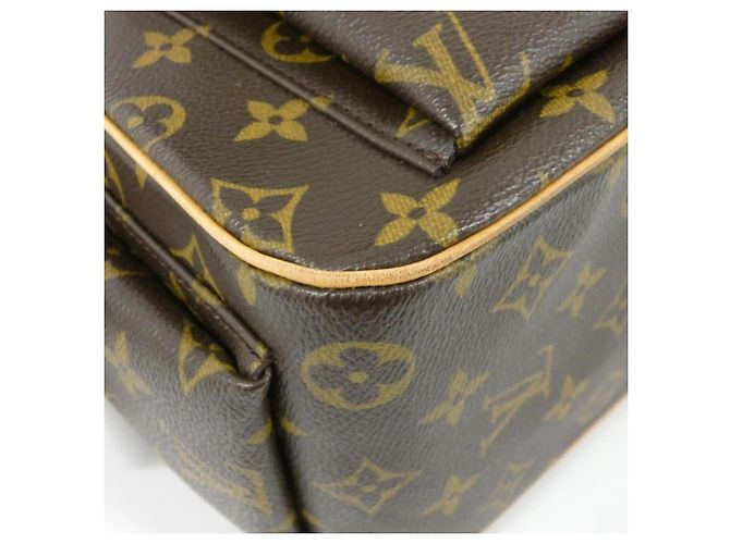 Borsa Louis Vuitton Monogram Excentri Cité Marrone Monogramma - vista 3