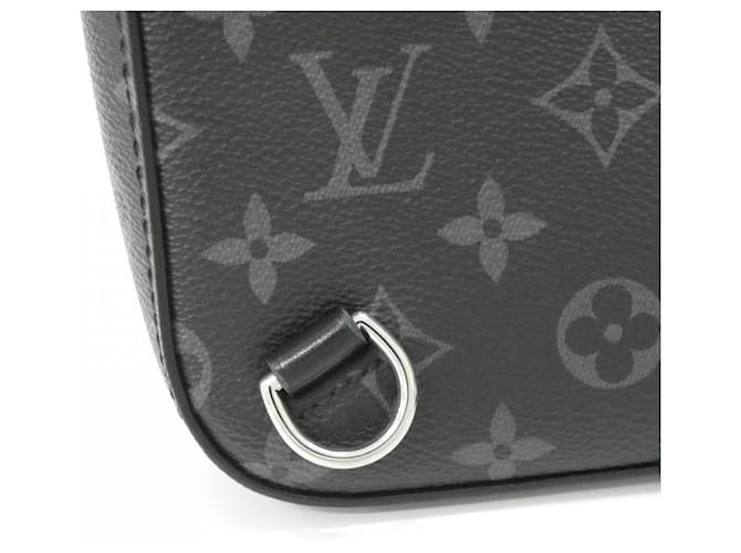 Louis Vuitton Monogram Eclipse Avenue Sling Bag PM Black - view 4