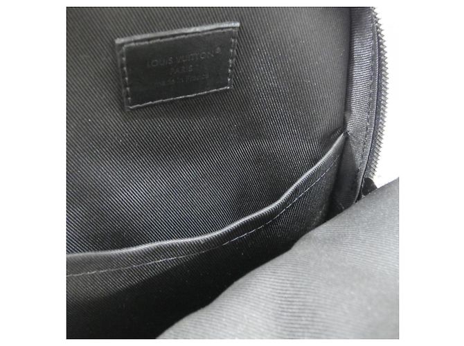 Louis Vuitton Monogram Eclipse Avenue Sling Bag PM Black - view 9