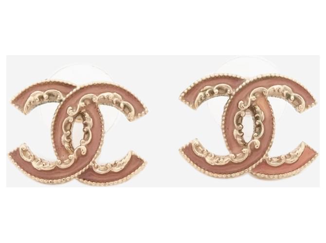 Chanel Orecchini Gold Coco Mark B14S D'oro - vista 3
