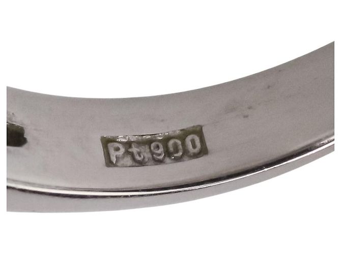 Autre Marque Anello in platino Pt900 e diamante fancy color Argento - vista 13