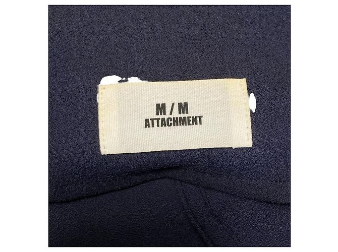 Autre Marque Chaqueta de cuero M/M ATTACHMENT Azul Azul marino - vista 5