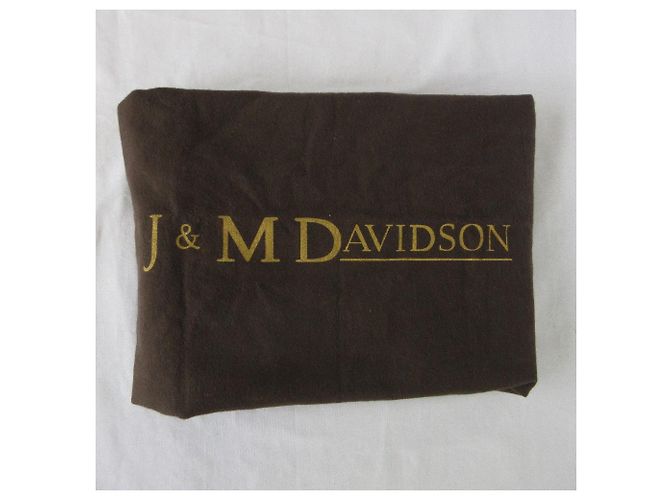 Autre Marque Borsa a tracolla J&M Davidson in pelle di vitello con catena Nero - vista 11