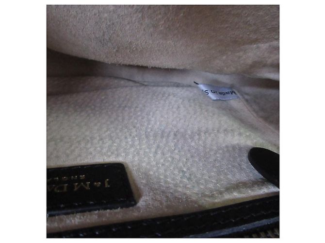 Autre Marque Borsa a tracolla J&M Davidson in pelle di vitello con catena Nero - vista 19
