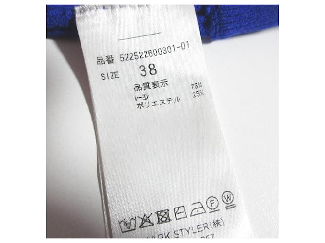 Autre Marque UN3D. 2WAY BASIC STRICKTOP Strickware Blau - Ansicht 7