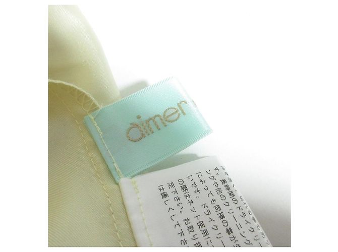 Autre Marque AIMER Spitzenkleid Beige Gelb - Ansicht 5