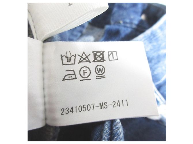 Autre Marque Roughlow Jeanshose mit Fransen Blau - Ansicht 9