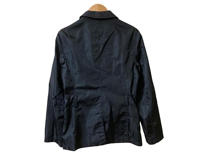 Chaqueta entallada de nylon Prada Negro - vista 2
