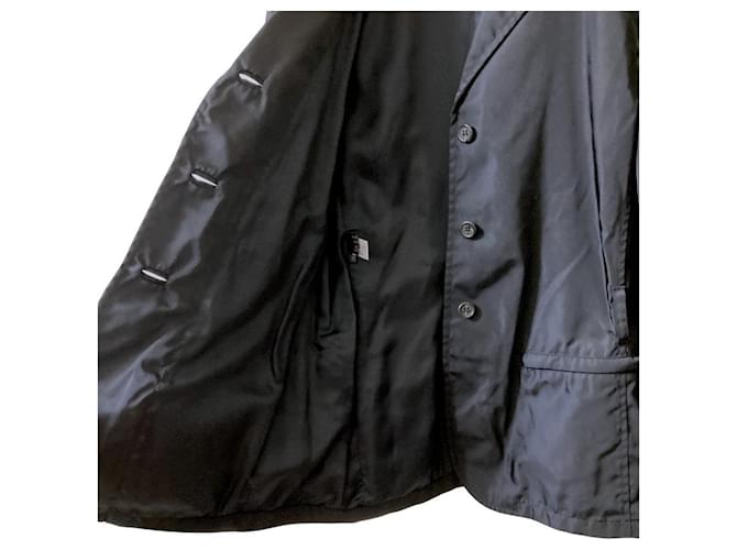 Chaqueta entallada de nylon Prada Negro - vista 3