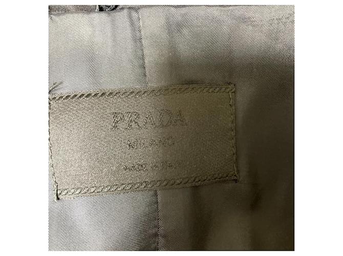 Chaqueta entallada de nylon Prada Negro - vista 6