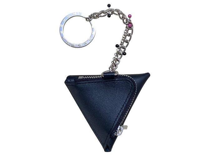 Autre Marque Monedero LIMI feu Chain Coin Case Negro Plata - vista 2