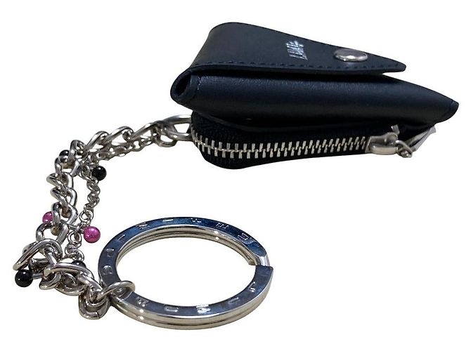 Autre Marque Monedero LIMI feu Chain Coin Case Negro Plata - vista 6