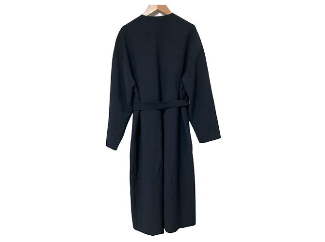Abrigo sin cuello Theory luxe VERSA ELIZABETTA Azul Azul marino - vista 2