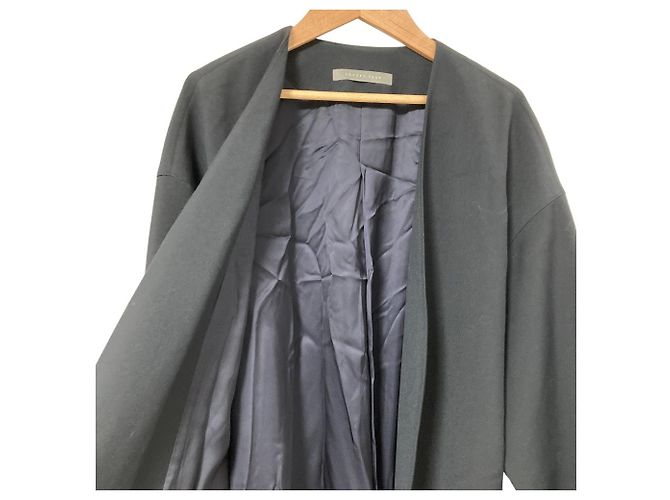 Abrigo sin cuello Theory luxe VERSA ELIZABETTA Azul Azul marino - vista 4