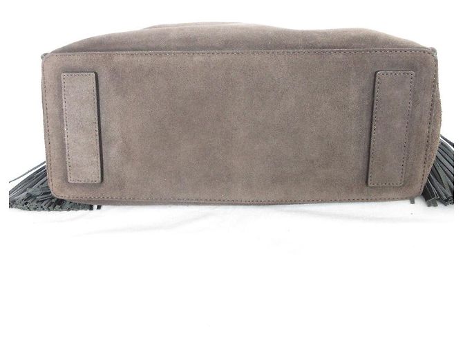 Autre Marque Sac à bandoulière en daim All Saints FREEDOM BUCKET Marron - vue 4