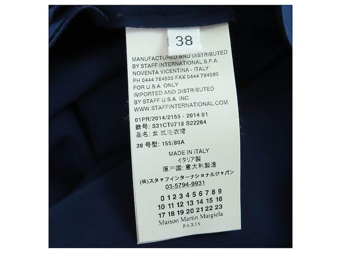 Maison Martin Margiela Maison Margiela 4 Nylon Einteiler Blau Marineblau - Ansicht 5
