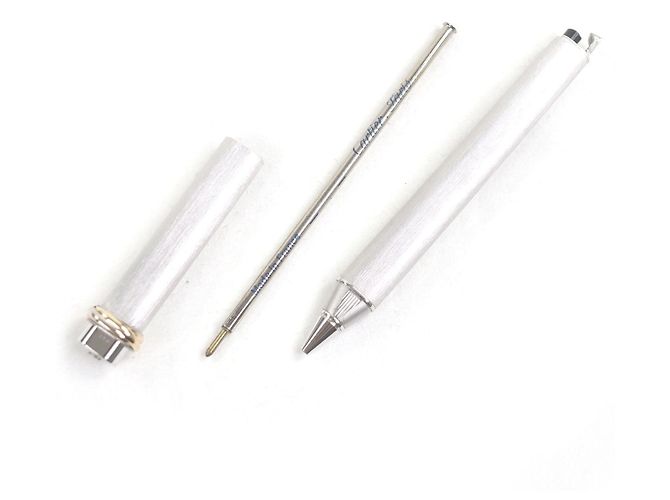 Penna a sfera Cartier Trinity Argento e Oro D'oro - vista 3