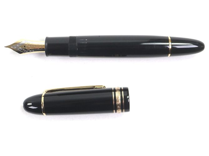 MONTBLANC Meisterstück Au750 Füllfederhalter Schwarz - Ansicht 3