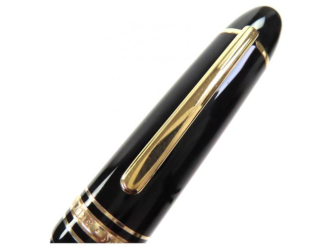 MONTBLANC Meisterstück Au750 Füllfederhalter Schwarz - Ansicht 7