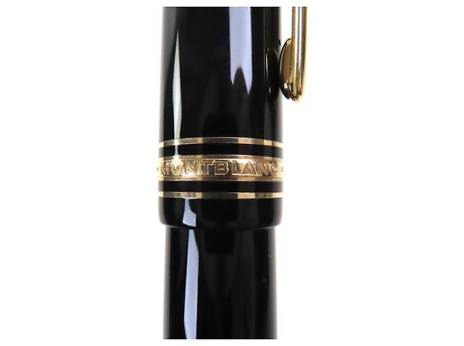 MONTBLANC Meisterstück Au750 Füllfederhalter Schwarz - Ansicht 8