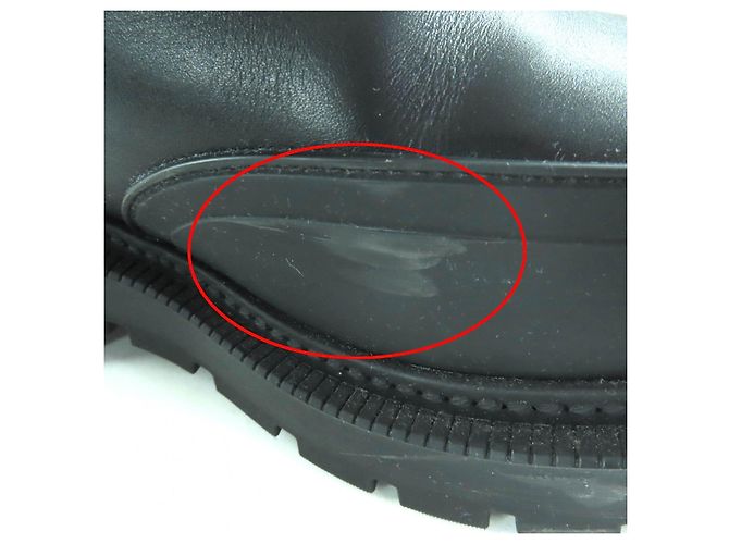 Stivaletti in pelle Christian Dior DIOR EMPREINTE Nero - vista 15