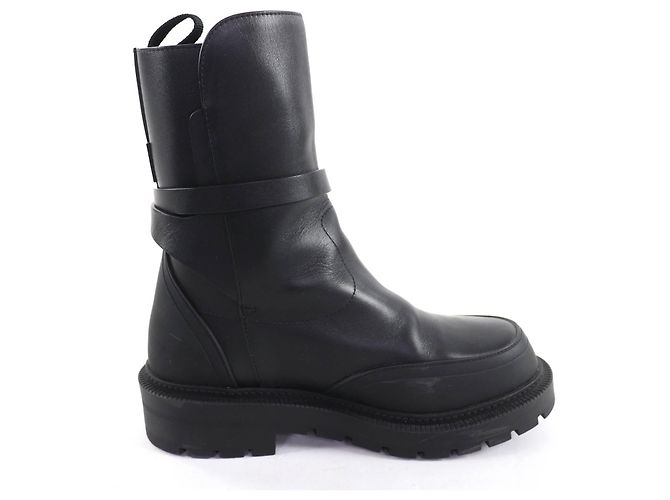 Stivaletti in pelle Christian Dior DIOR EMPREINTE Nero - vista 6