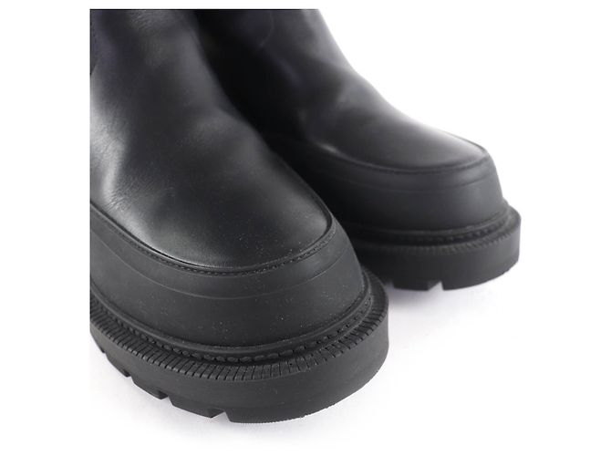 Stivaletti in pelle Christian Dior DIOR EMPREINTE Nero - vista 8