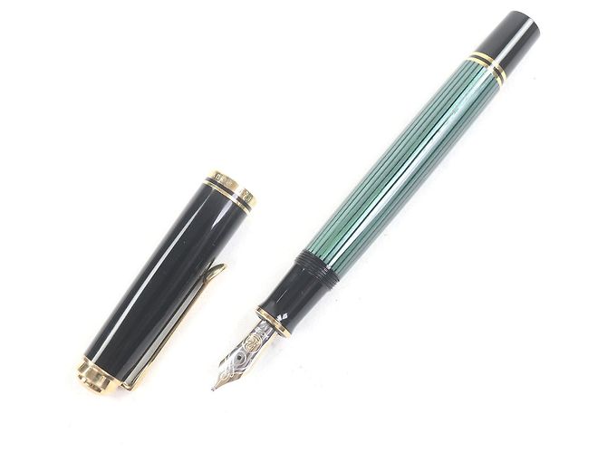 Autre Marque Pelikan Sovereign Füllfederhalter Schwarz - Ansicht 3