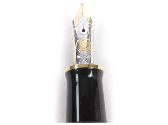 Autre Marque Pelikan Sovereign Füllfederhalter Schwarz - Ansicht 4