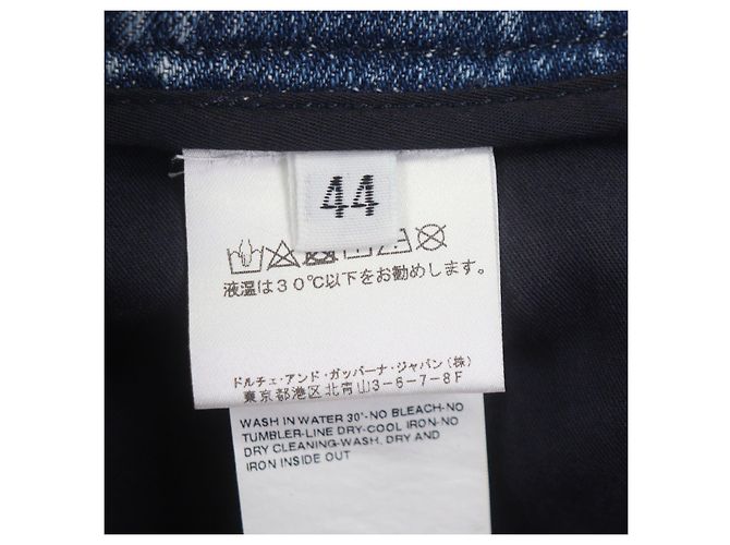 Dolce & Gabbana Calças de algodão Dolce&Gabbana Azul Amarelo - vista 9