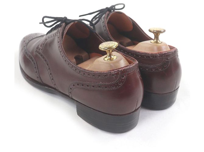 Autre Marque George Cleverley Lazy Man Full Brogue Dress Shoes Brown Dark red - view 5