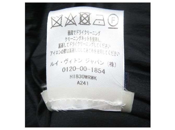Chaqueta de nylon Louis Vuitton Negro Azul - vista 10