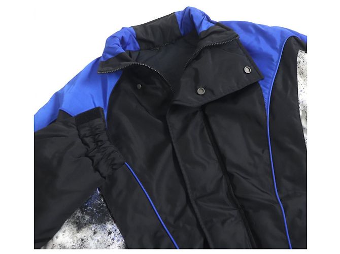 Chaqueta de nylon Louis Vuitton Negro Azul - vista 2