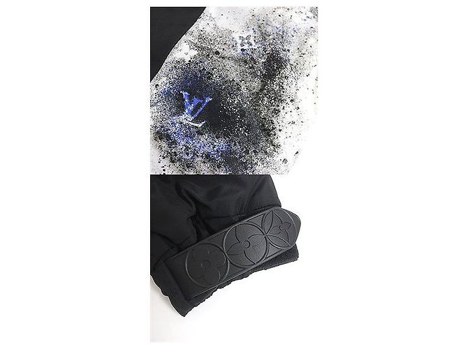 Chaqueta de nylon Louis Vuitton Negro Azul - vista 5