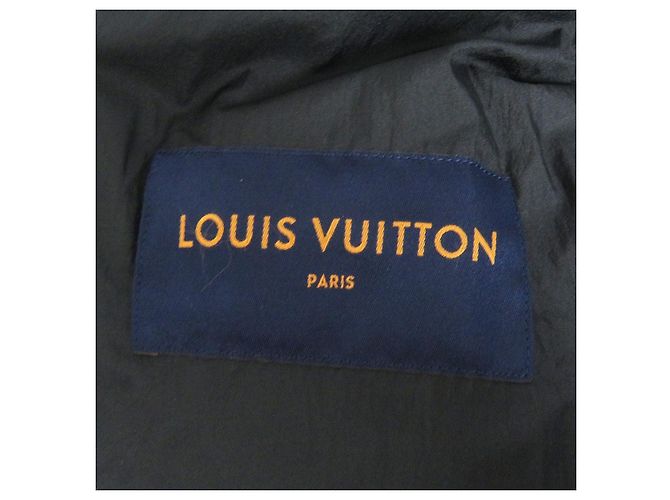 Chaqueta de nylon Louis Vuitton Negro Azul - vista 7