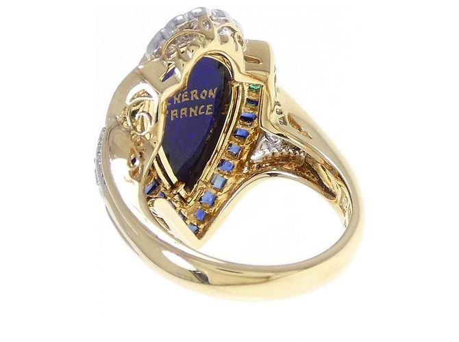 Autre Marque Mitsuo Kaji Au750 Platinring Golden - Ansicht 3