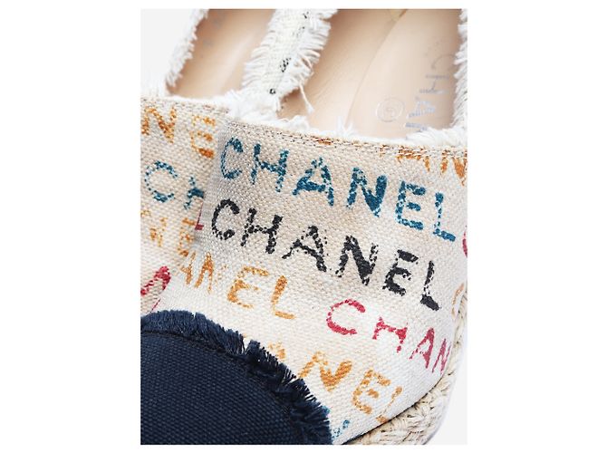 Chanel Espadrilles de tacón multicolores - talla EU 36.5 - vista 5