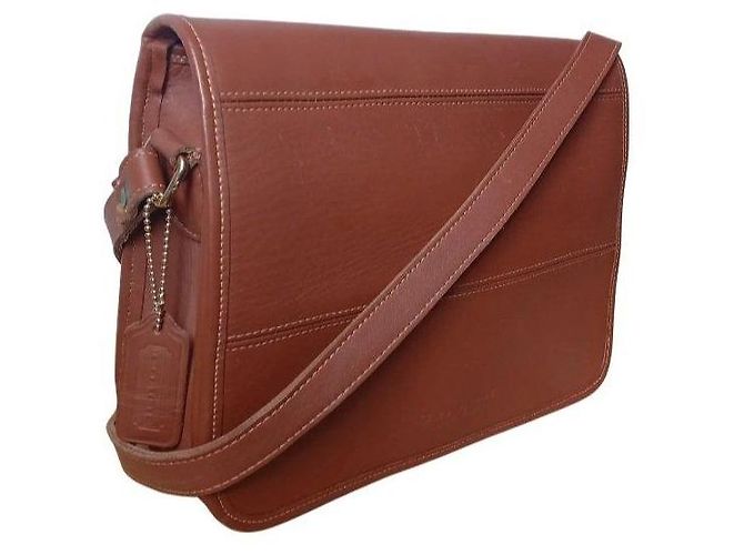 Coach Vintage Glove Tanned Leather Shoulder Bag Brown - view 5