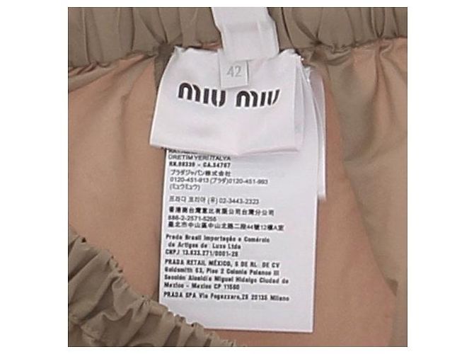 Miu Miu Rock Khaki aus Polyester Größe 42 - Ansicht 6