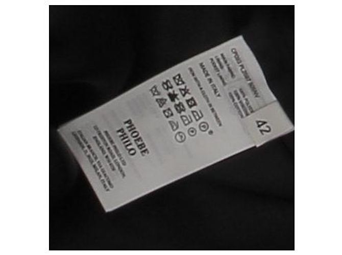 Phoebe Philo Hose aus Baumwolle Marineblau - Ansicht 5