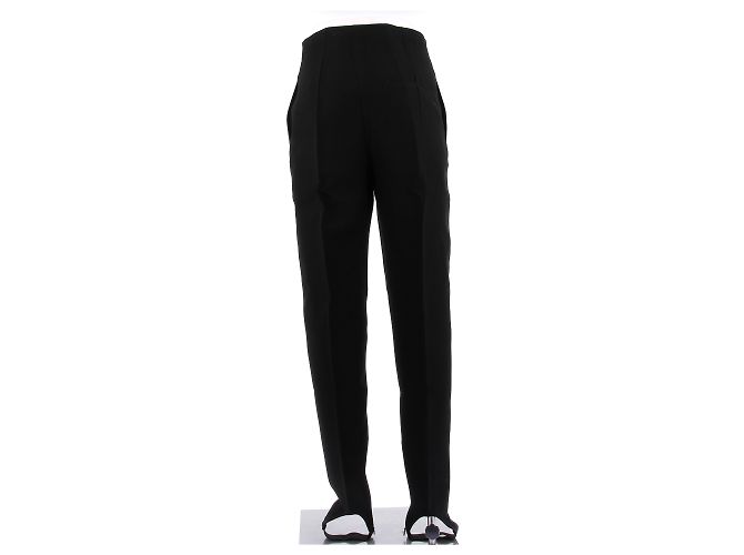 Pantalones de algodón negros Bottega Veneta Talla 40 - vista 2