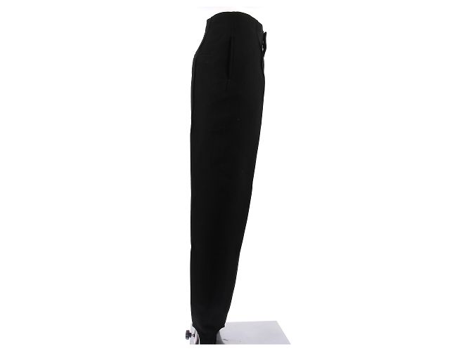 Pantalones de algodón negros Bottega Veneta Talla 40 - vista 4
