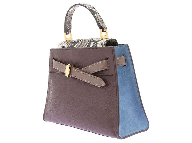 Veronica Beard Borsa in pelle bordeaux Bordò - vista 5