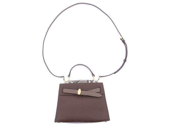 Veronica Beard Borsa in pelle bordeaux Bordò - vista 8