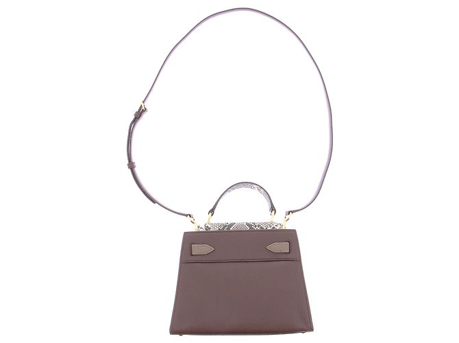 Veronica Beard Borsa in pelle bordeaux Bordò - vista 9