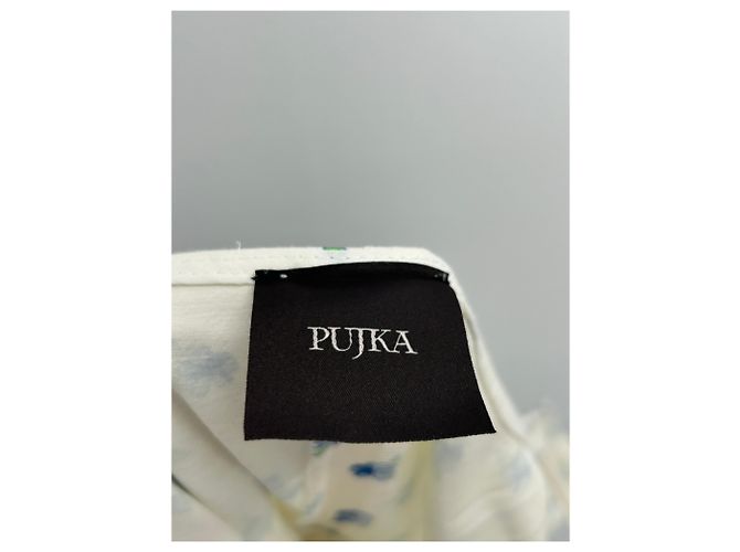 Autre Marque Vestido floral de algodón blanco PUJKA S - vista 5