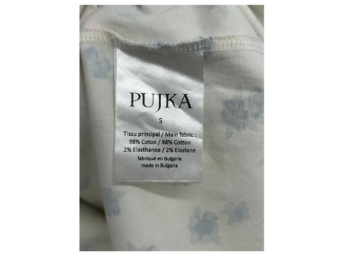 Autre Marque Vestido floral de algodón blanco PUJKA S - vista 6