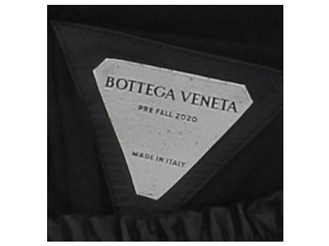 Bottega Veneta Pantalones de cuero negros - vista 5