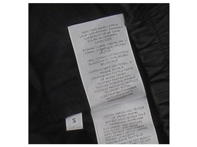 Bottega Veneta Pantalones de cuero negros - vista 6