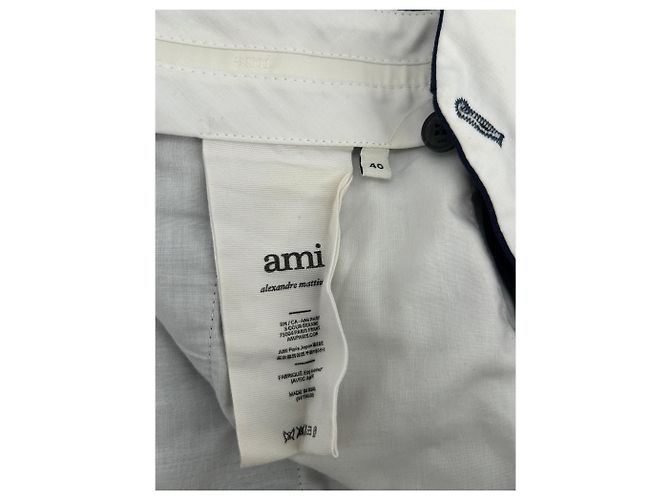 Ami Navy Blue Wool Pants Size 40 - view 3